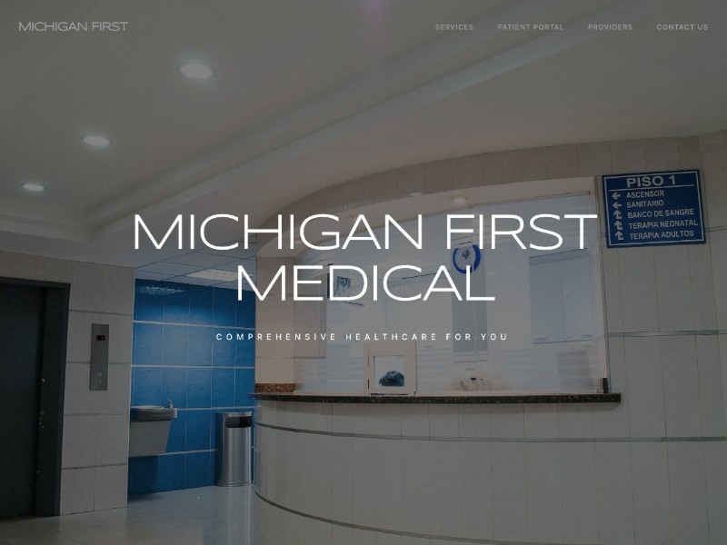 Preview for Healthcare Landing Page Template