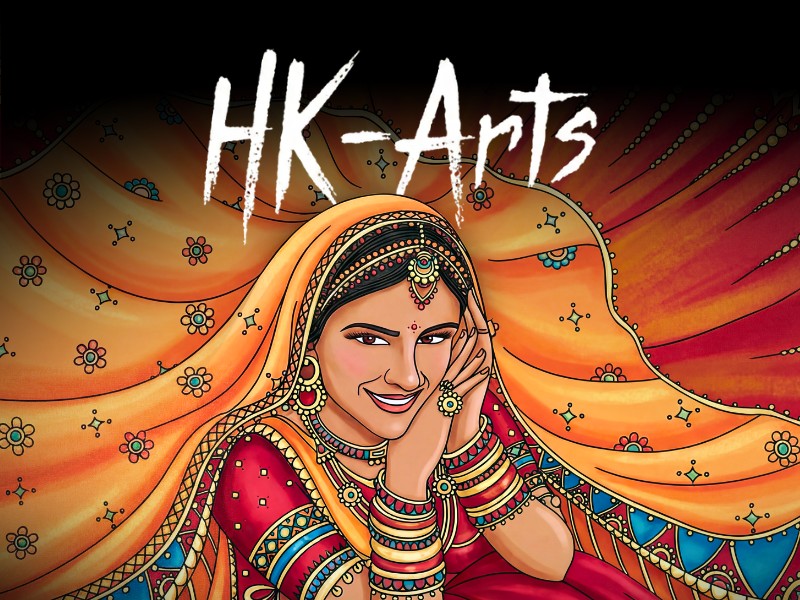 Preview for HK Arts | Rajasthan Adult Coloring Book