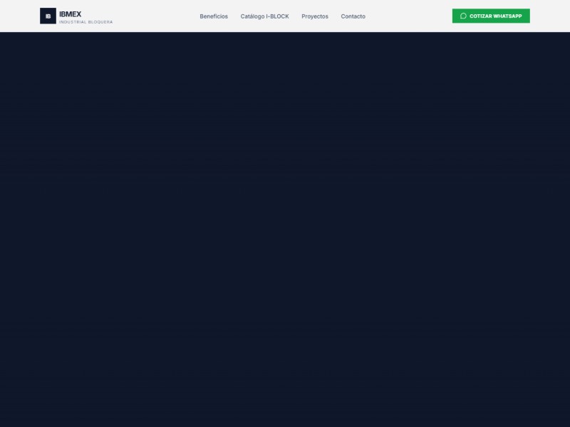 Preview for Industrial Concrete Block Landing Page Template