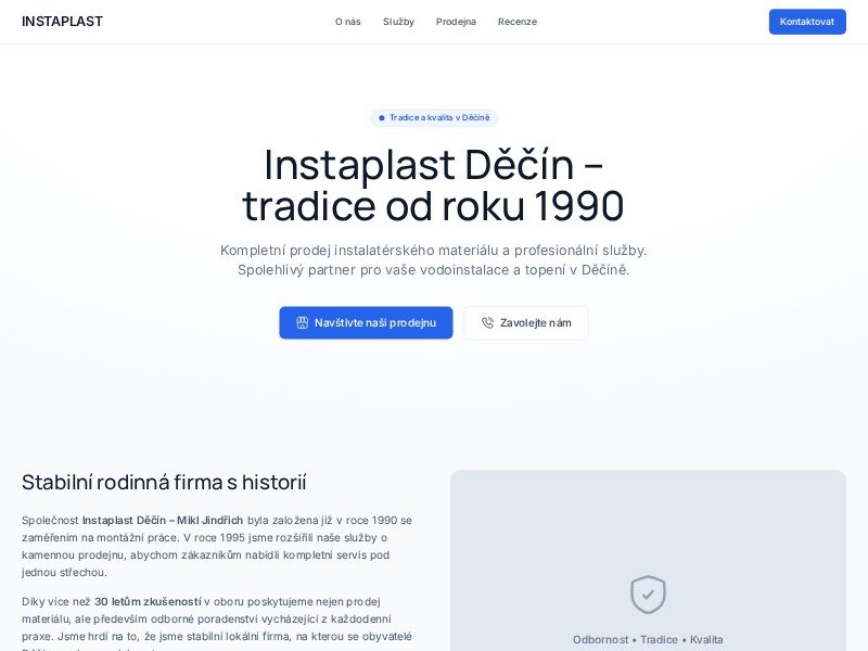 Preview for Instaplast Děčín