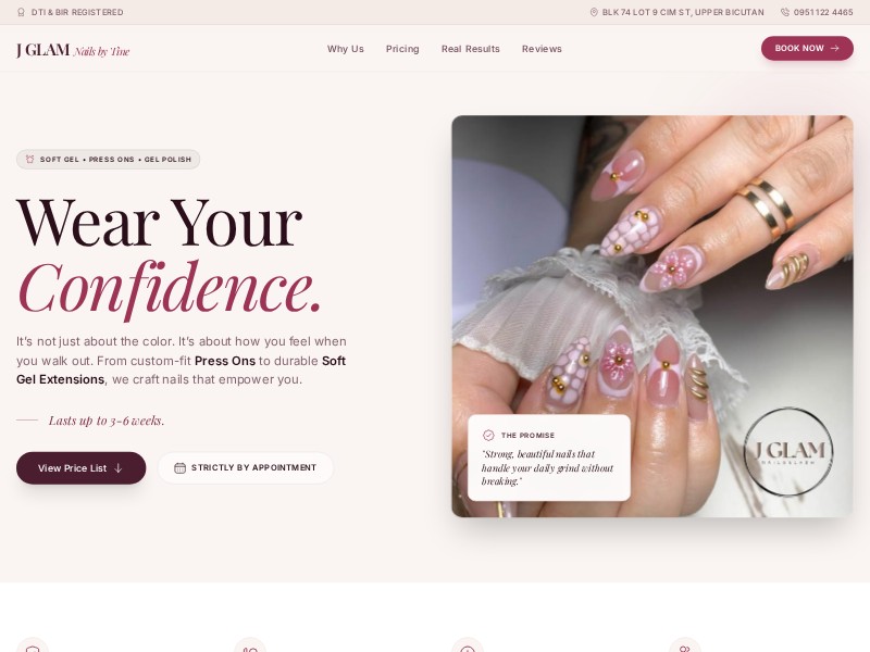 Preview for J Glam Nails 