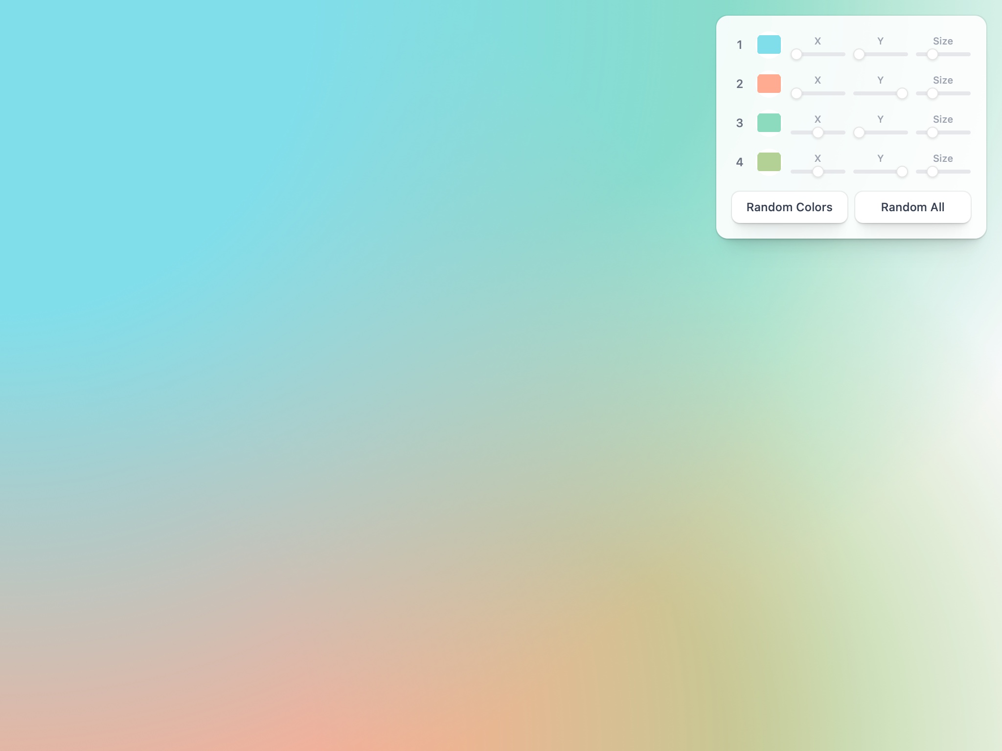 Preview for Mesh Gradient Background Generator