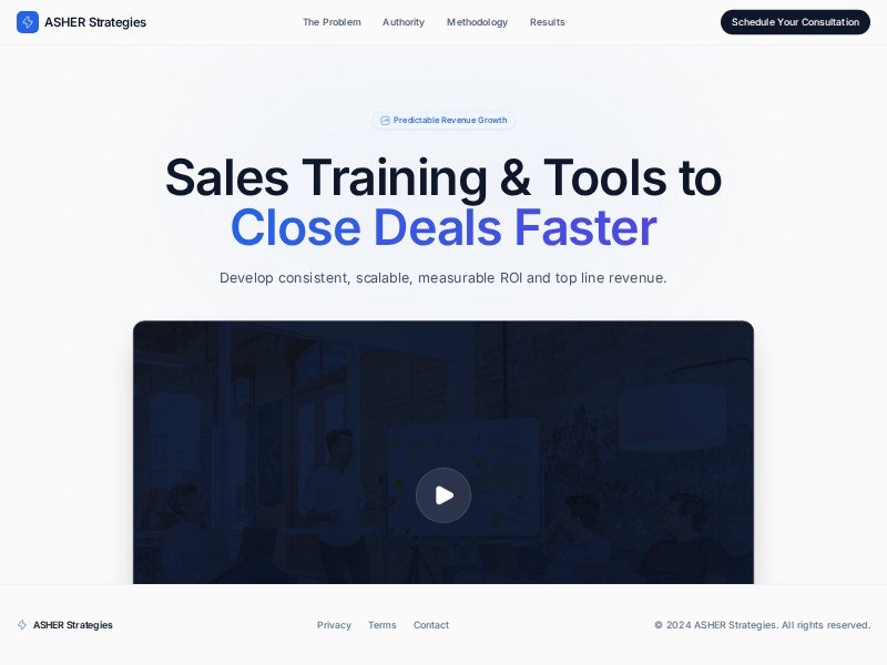 Preview for Sales Training by John Asher