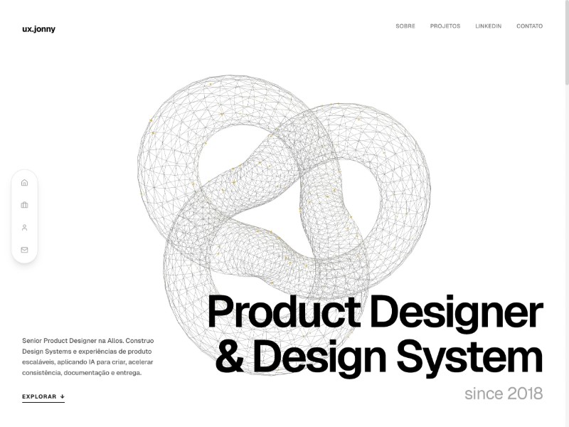Preview for Product Designer Portfolio Website Template