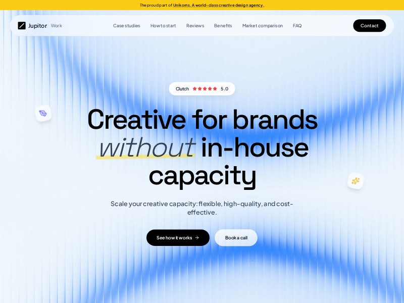 Preview for Creative Agency Landing Page Template