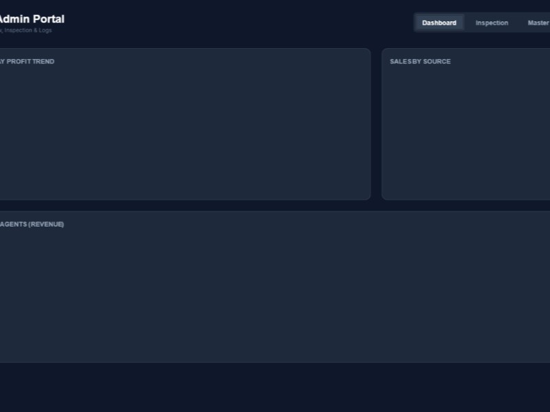 Preview for Admin Portal Dashboard Template