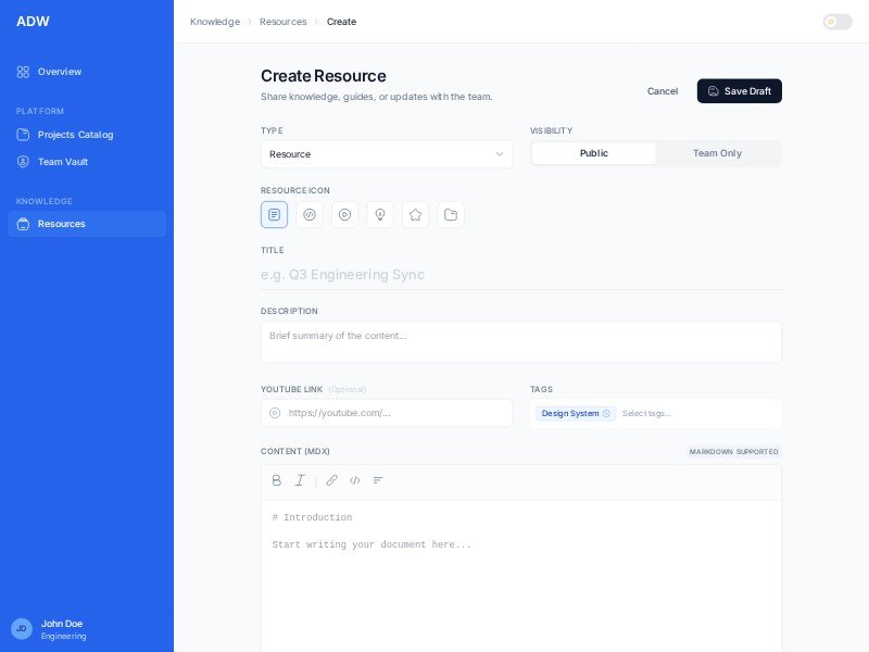 Preview for Knowledge Base Resource Creator Template