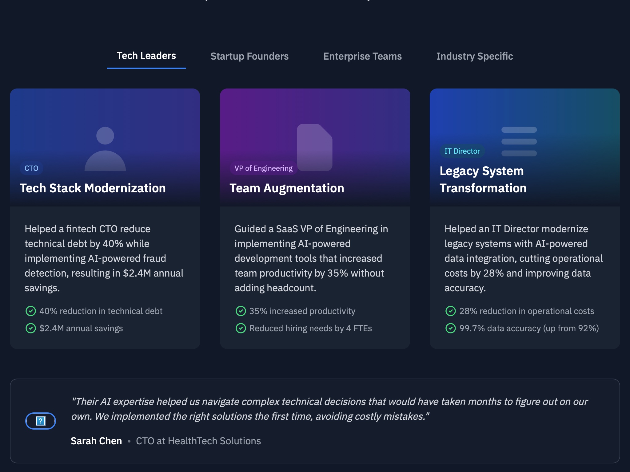 Preview for AI Consulting Role-Based Success