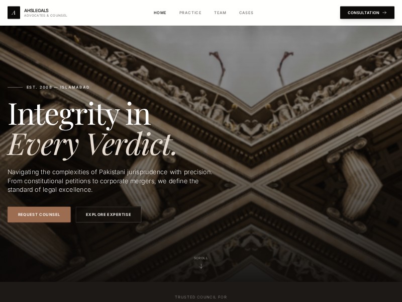 Preview for Law Firm Landing Page Template