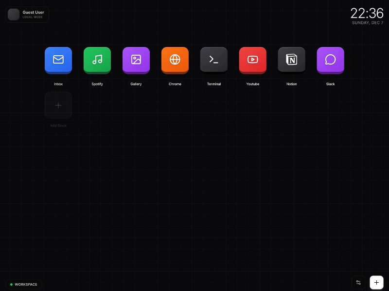 Preview for 2.5D Live Desk Launcher UI Template