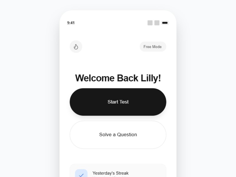 Preview for Mobile Learning App UI Template