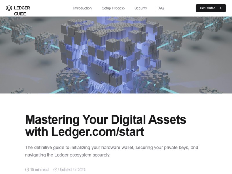 Preview for Ledger.com/Start® | Getting started — Ledger Support