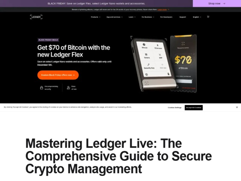 Preview for Ledger® Live — Getting Started | official Ledger Wallet App