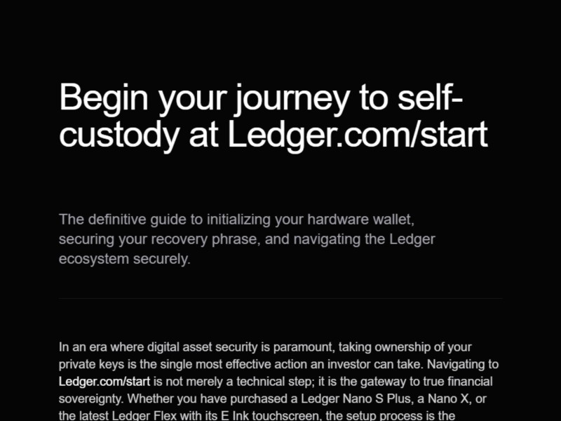 Preview for Official© Site® | Ledɠer.com/Start® — Getting™ started