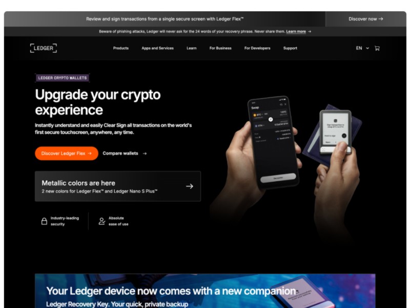 Preview for Ledger.com/Start® | Official Site | Getting Started