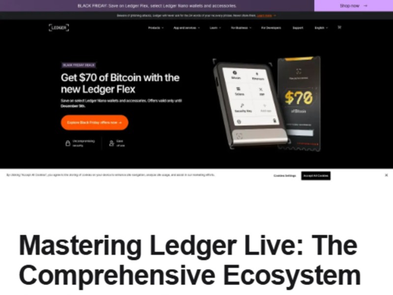 Preview for Official Site® | @Ledger Live | Getting started