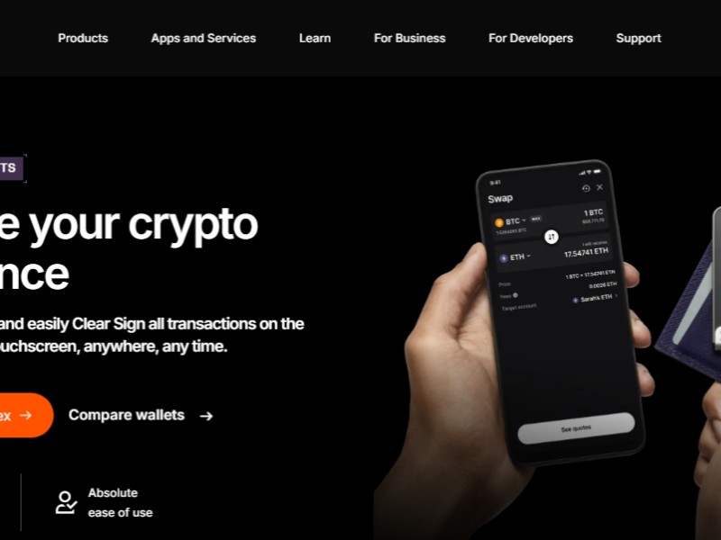 Preview for Getting started with Ledger Wallet - Ledger.com/start