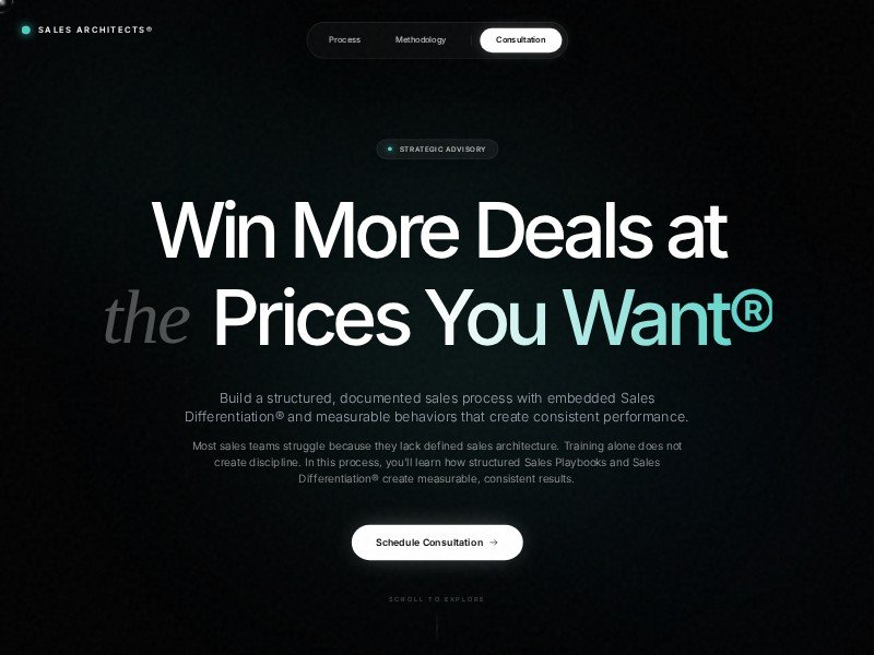 Preview for Sales Architects Consulting