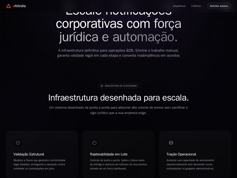 Preview for Arbitralis - Notificação Extrajudicial (Março)