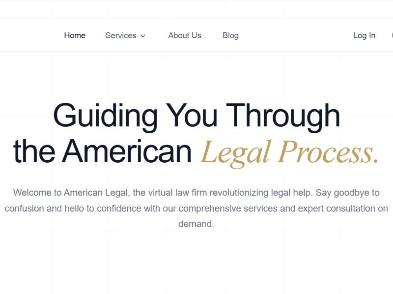Preview for USLAW Legal Services Landing Page Template