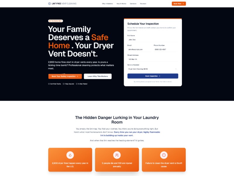 Preview for Lint Free Vent Cleaning | Dryer Vent Cleaning in Fresno CA