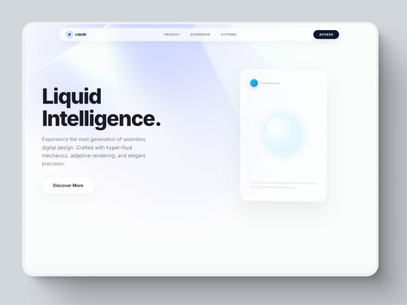 Preview for Liquid Systems UI Landing Page Template