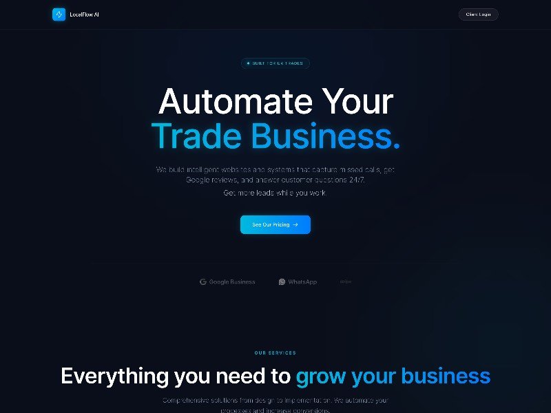 Preview for LocalFlow AI Trades Automation 