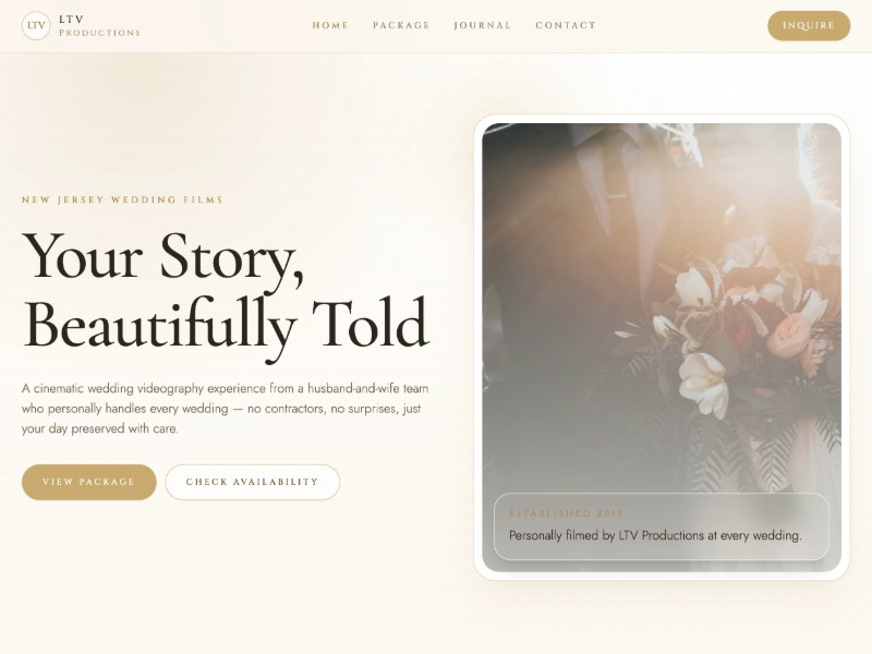 Preview for LTV Productions — Website Rebuild Context Prompt