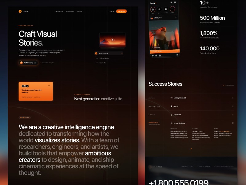 Preview for Creative Suite Landing Page Template