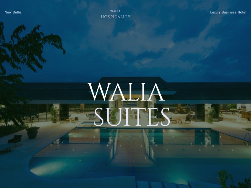 Preview for Luxury Hotel Landing Page Template