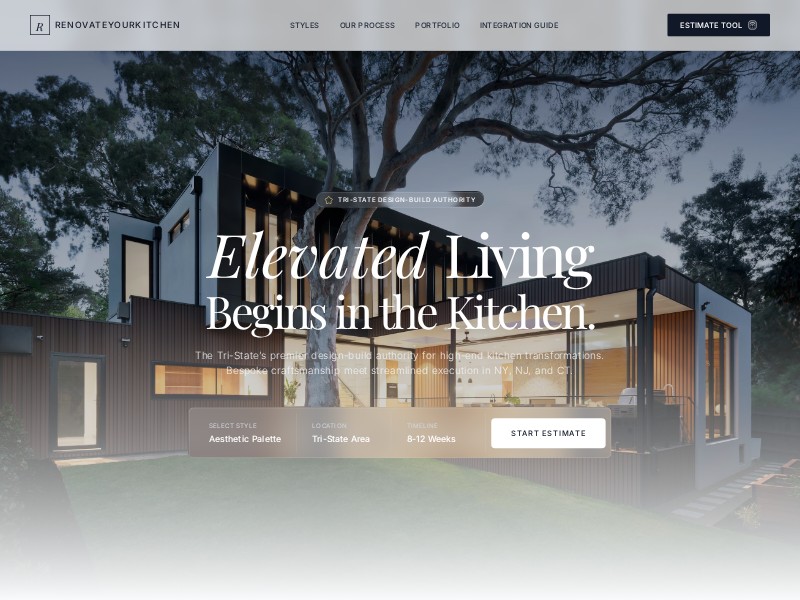 Preview for Luxury Kitchen Renovation Landing Page Template