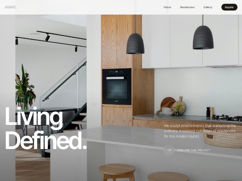 Preview for Luxury Real Estate Landing Page Template