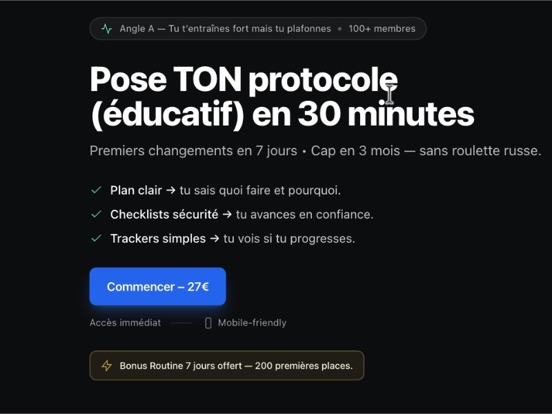 Preview for Méthode Protocol Builder™ Starter