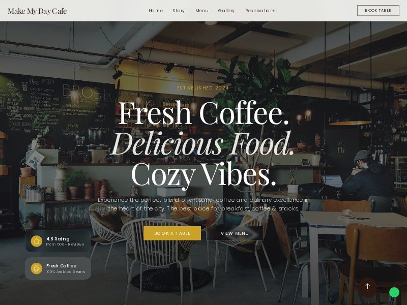 Preview for Make  My Day Cafe 