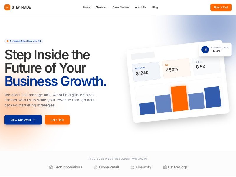 Preview for Marketing Agency Landing Page Template