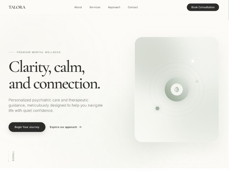 Preview for Wellness Services Landing Page Template