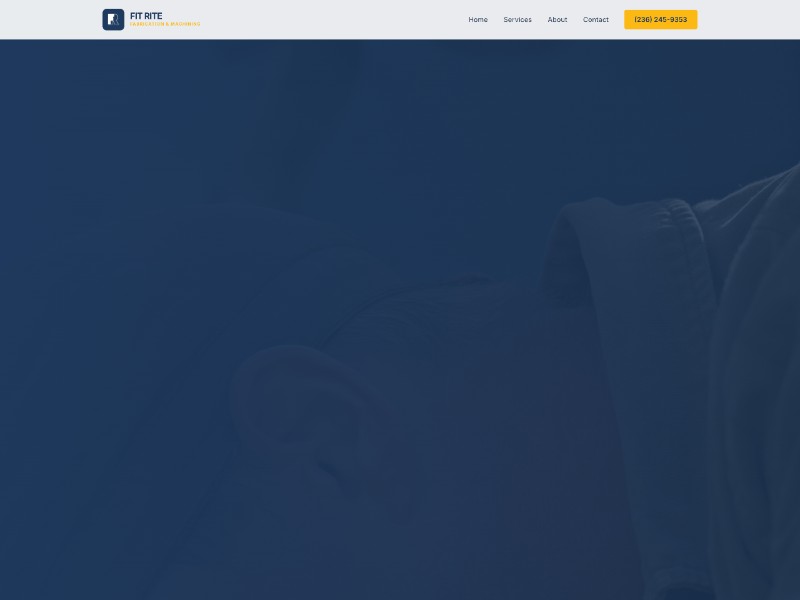 Preview for Metal Fabrication Services Landing Page Template