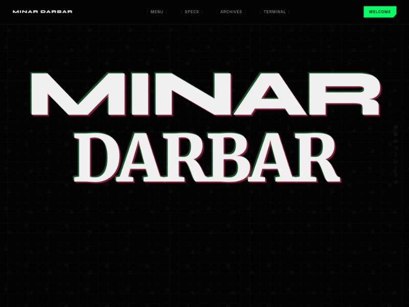 Preview for Futuristic Restaurant & Cafe Landing Page Template