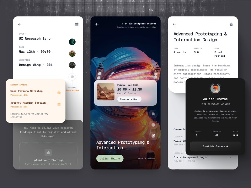 Preview for Design & Prototyping Mobile App Template