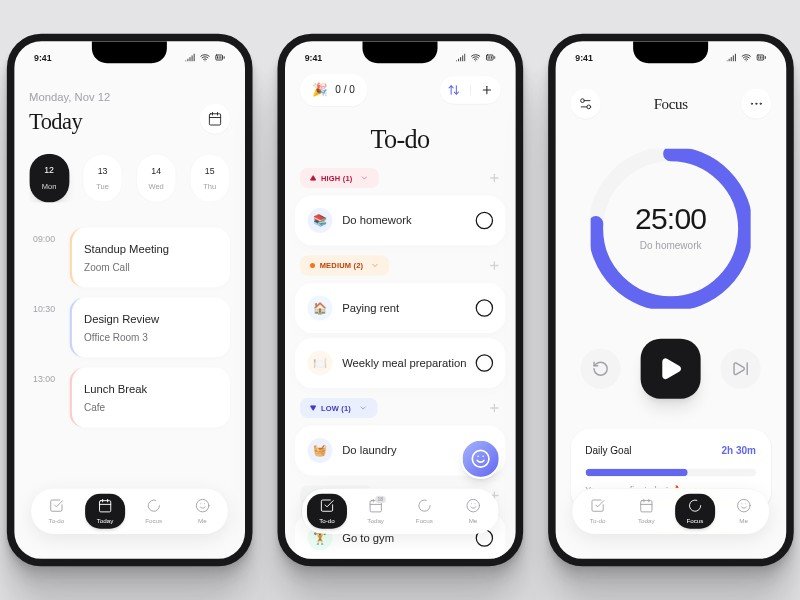 Preview for Productivity Mobile App UI Template