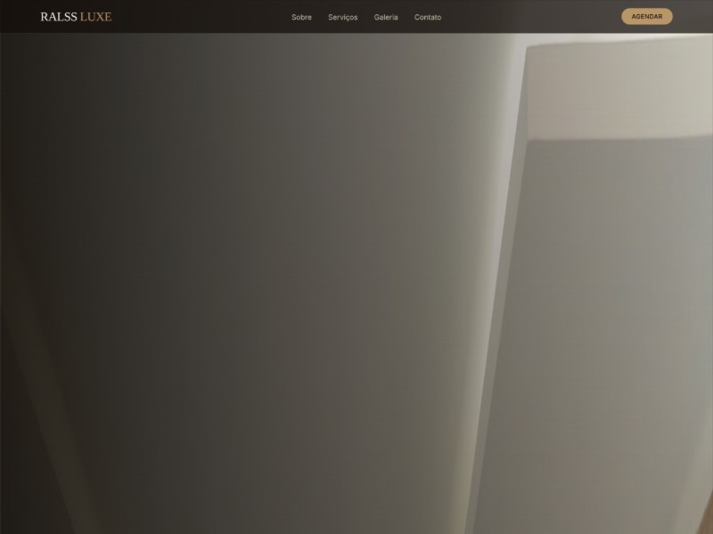 Preview for Modelo Luxury Unisex Salon Landing Page 