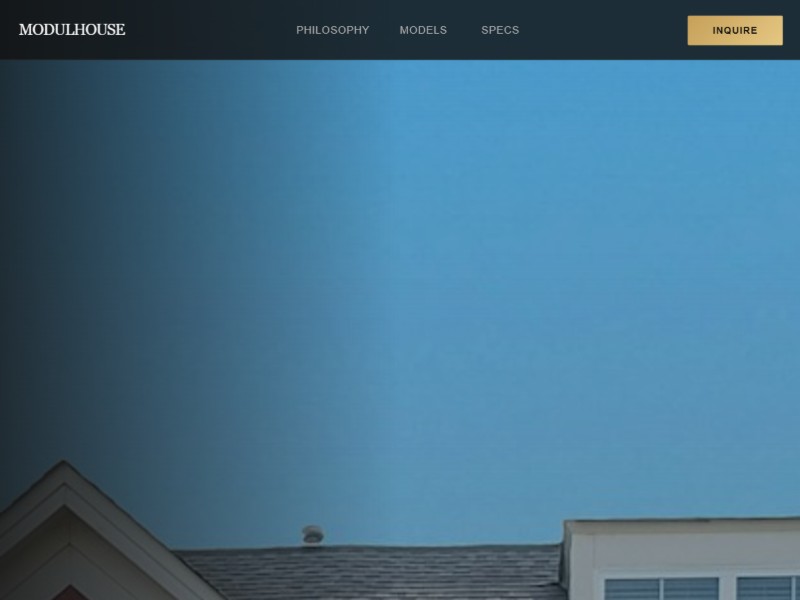 Preview for ModulHouse Premium Architectural Landing Page Template