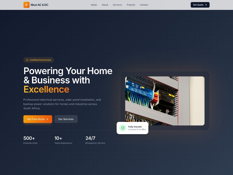 Preview for Electrical Services