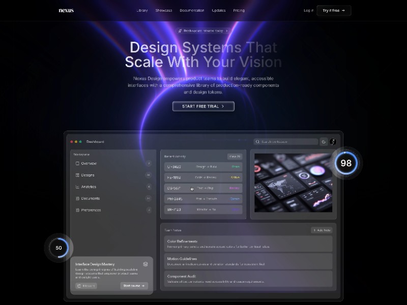 Preview for Nexus Design System Whole Site Template