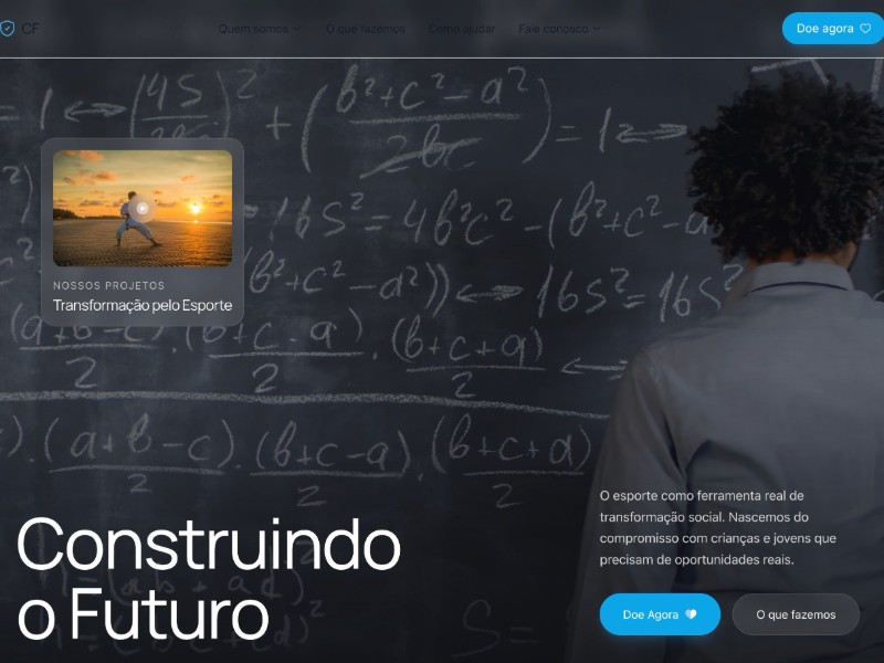 Preview for Non-profit Landing Page Template