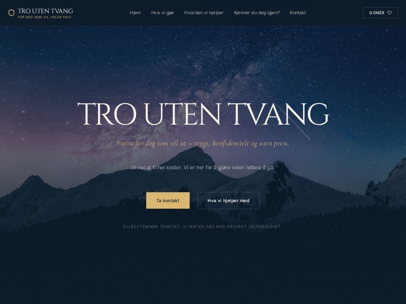Preview for Non-profit Support Landing Page Template