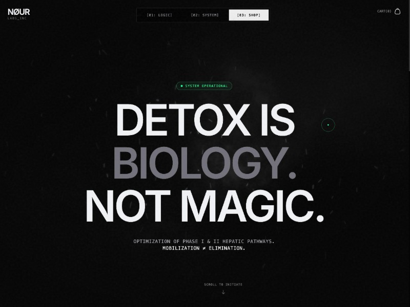 Preview for Bio-Technical Detox Product Landing Page Template