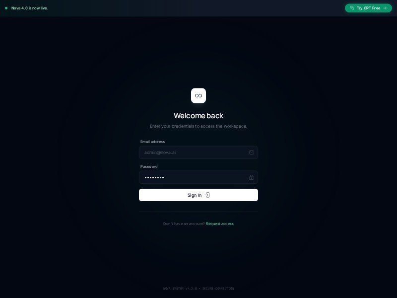 Preview for AI Messaging SaaS Landing Page Template