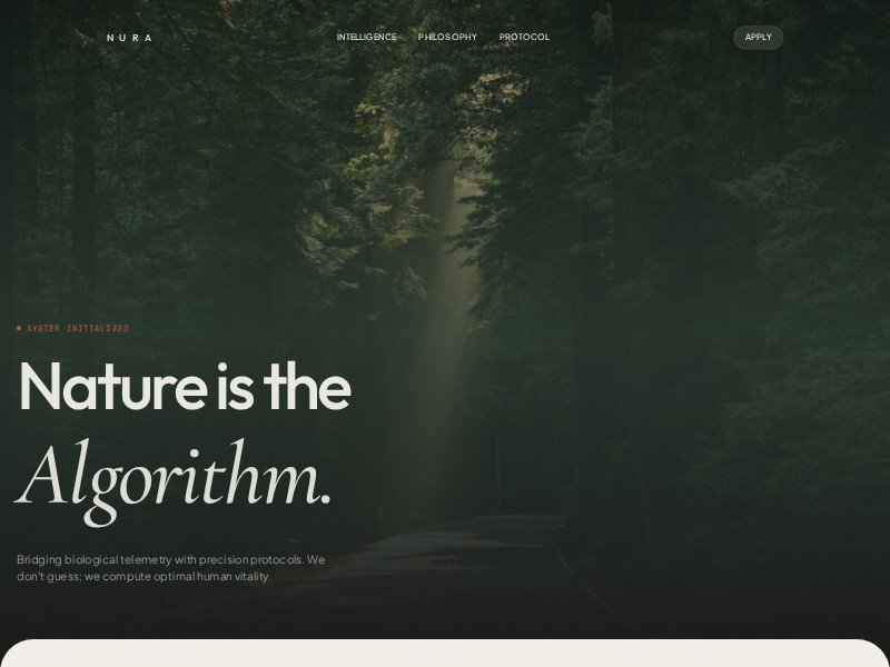 Preview for Nura Health Clinical Landing Page Template
