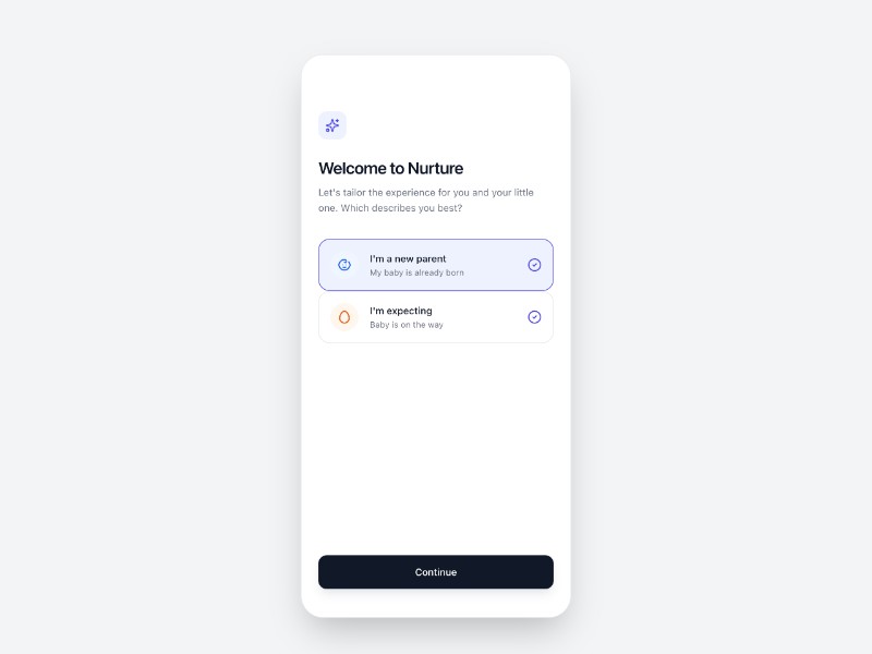 Preview for Nurture Parenting App UI Template